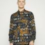 Versace Jeans Couture Camicia con bottoni fantasia barocca e logo uomo 73Gal2R0-Ns153 Nero Oro Zwart Heren - Thumbnail 3