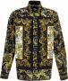 Versace Jeans Couture Verhoog je casual stijl met katoenen overhemd Yellow Heren - Thumbnail 3