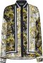 Versace Jeans Couture Multicolor Logo Print Overhemd met Gouden Contrast All Over Multicolor Dames - Thumbnail 1