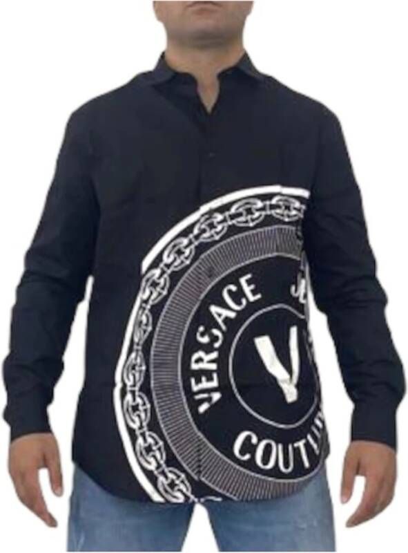 Versace Jeans Couture Shirts Zwart Heren