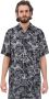 Versace Jeans Couture Barok Print Korte Mouw Shirt Grijs Gray Heren - Thumbnail 3