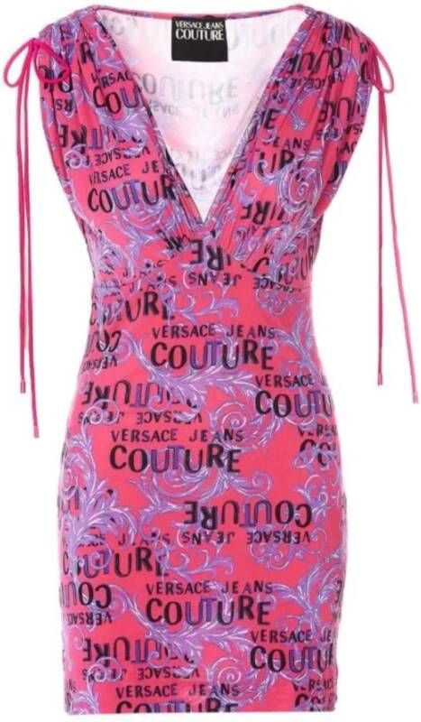 Versace Jeans Couture MultiColour Jurken van Multicolor Dames