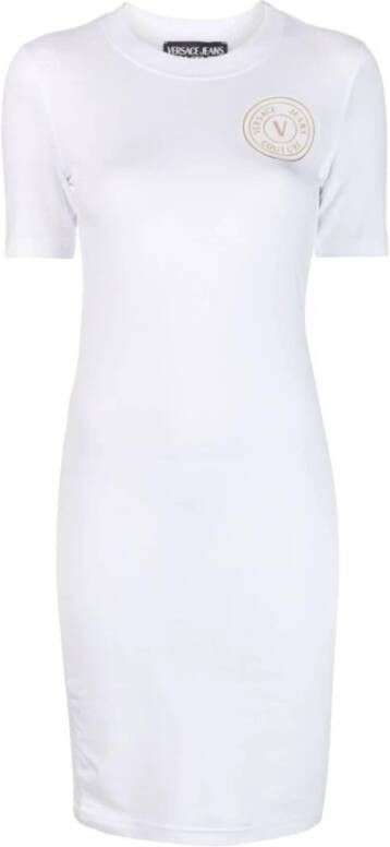 Versace Jeans Couture T-shirt jurk White Dames