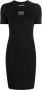 Versace Jeans Couture Jersey Stretch Slim Fit Jurk Black Dames - Thumbnail 1