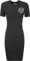 Versace Jeans Couture Glamoureuze Folie Jurk Black Dames - Thumbnail 1