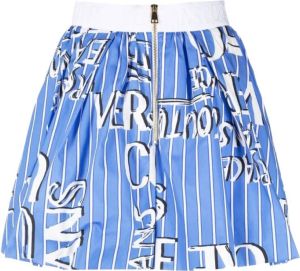 Versace Jeans Couture Short Skirts Blauw Dames