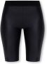 Versace Jeans Couture Stijlvolle zwarte lange shorts voor vrouwen Black Dames - Thumbnail 1