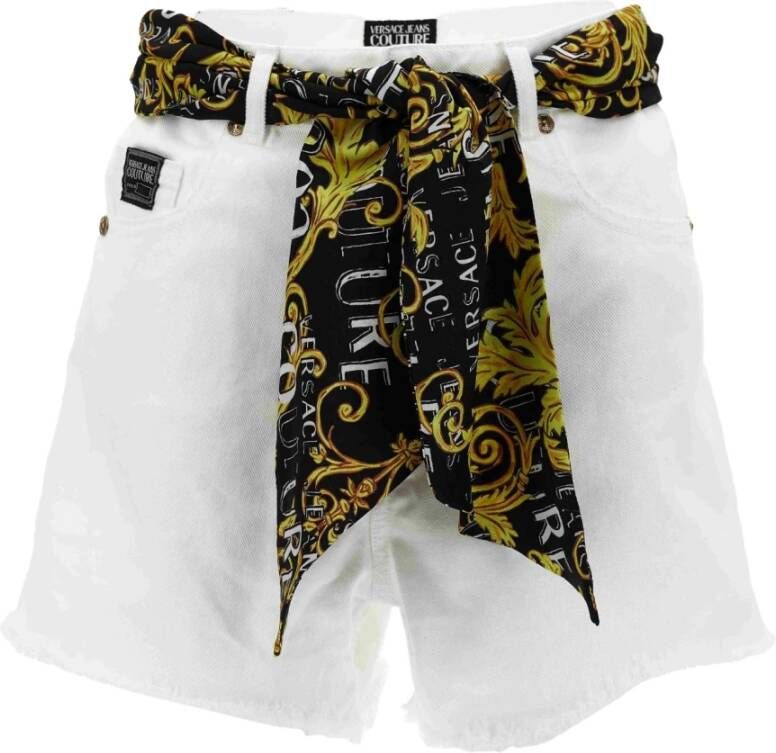 Versace Jeans Couture Shorts Wit Dames