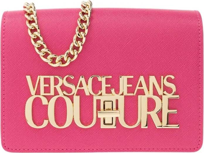 Versace Jeans Couture Shoulder bag with logo Roze Dames