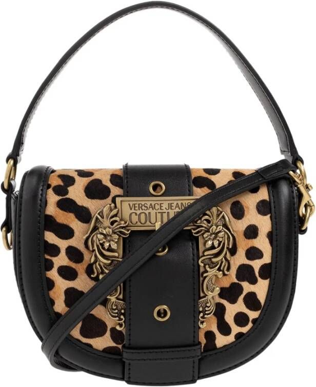 Versace Jeans Couture Shoulder bag with logo Zwart Dames