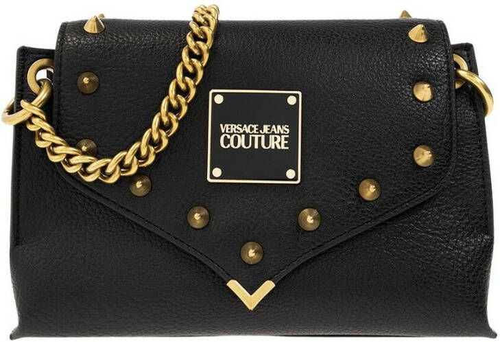 Versace Jeans Couture Borsa con doppi manici in maglia metallica anticata e borchie donna 73Va4Bea-Zs413 Nero Zwart Dames