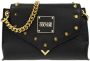 Versace Jeans Couture Borsa con doppi manici in maglia metallica anticata e borchie donna 73Va4Bea-Zs413 Nero Zwart Dames - Thumbnail 1