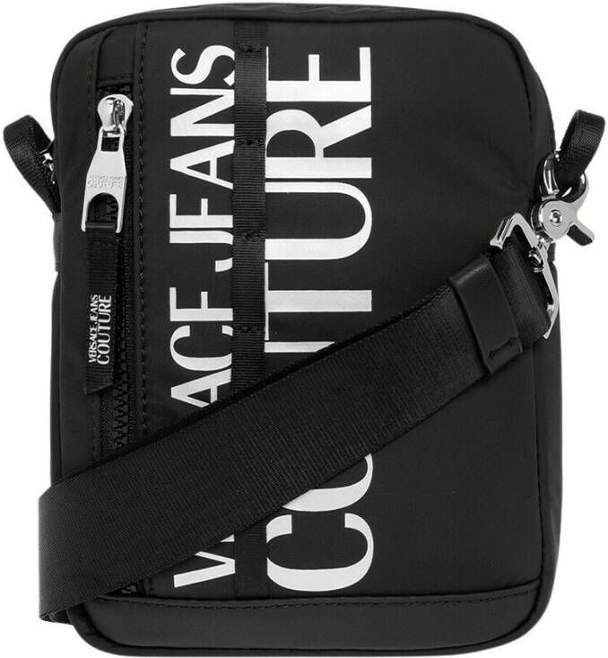 Versace Jeans Couture Shoulder bag with logo Zwart Heren