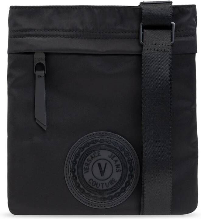 Versace Jeans Couture Shoulder Bag With Logo Zwart Heren