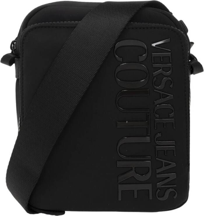 Versace Jeans Couture Shoulder bag with logo Zwart Heren