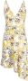 Versace Jeans Couture Witte Barok Print Jurk White Dames - Thumbnail 1