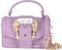 Versace Jeans Couture Shoulder bag with baroque buckle Paars Dames - Thumbnail 4