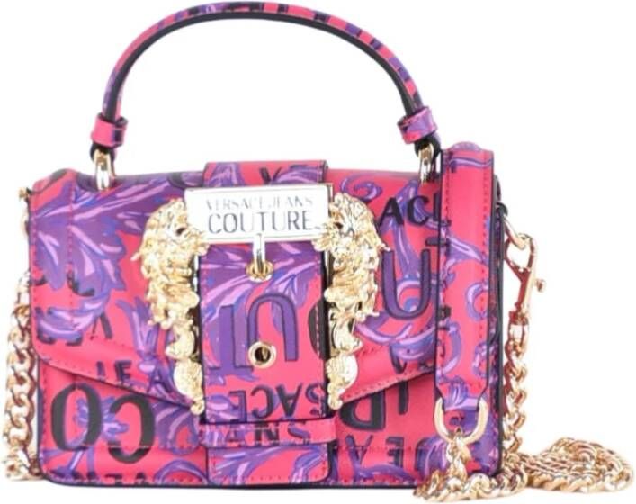 Versace Jeans Couture Logo Crossbody tas roze 74Va4Bf6 Zs597 PR5 Roze Dames