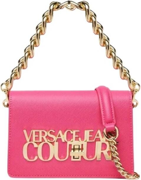 Versace Jeans Couture Elegante Couture Schoudertas Pink Dames
