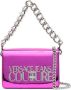 Versace Jeans Couture Gelamineerde Fuchsia Crossbody Tas Pink Dames - Thumbnail 1