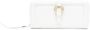 Versace Jeans Couture Luxe Gehamerd Imitatieleer Clutch Wit White Dames - Thumbnail 1