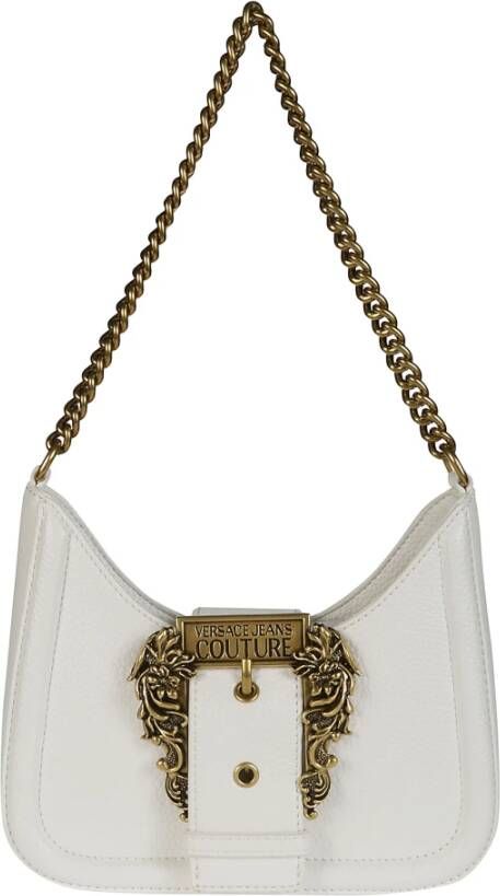 Versace Jeans Couture Witte Schoudertas met Afneembare Band White Dames - Foto 6
