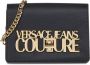 Versace Jeans Couture Zwarte Cross Body Tas met Kettingriem en Metalen Detail Black Dames - Thumbnail 7