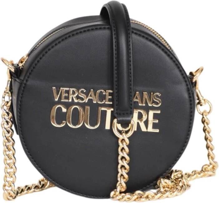 Versace Jeans Couture Borsa forma circolare con tracolla in maglia metallica donna 73Va4Bl4-Zs412Ero Zwart Dames