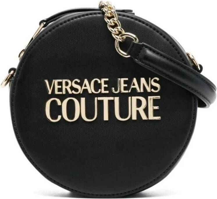 Versace Jeans Couture Borsa forma circolare con tracolla in maglia metallica donna 73Va4Bl4-Zs412Ero Zwart Dames