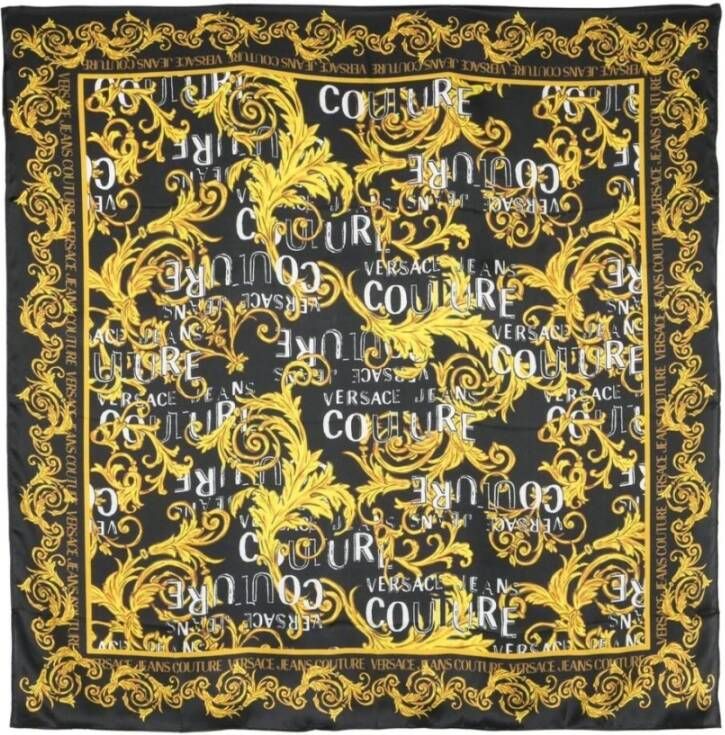 Versace Jeans Couture Silky Scarves Geel Dames