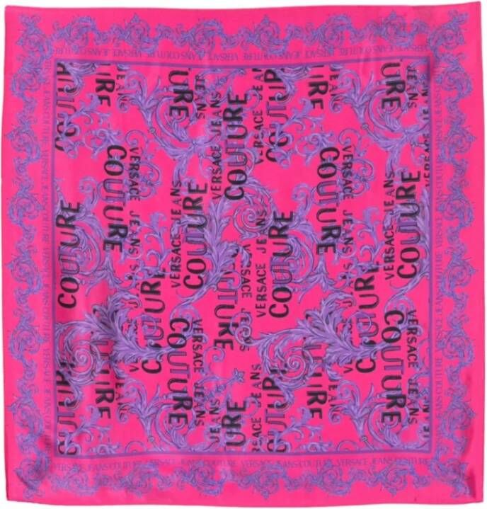 Versace Jeans Couture Silky Scarves Roze Dames