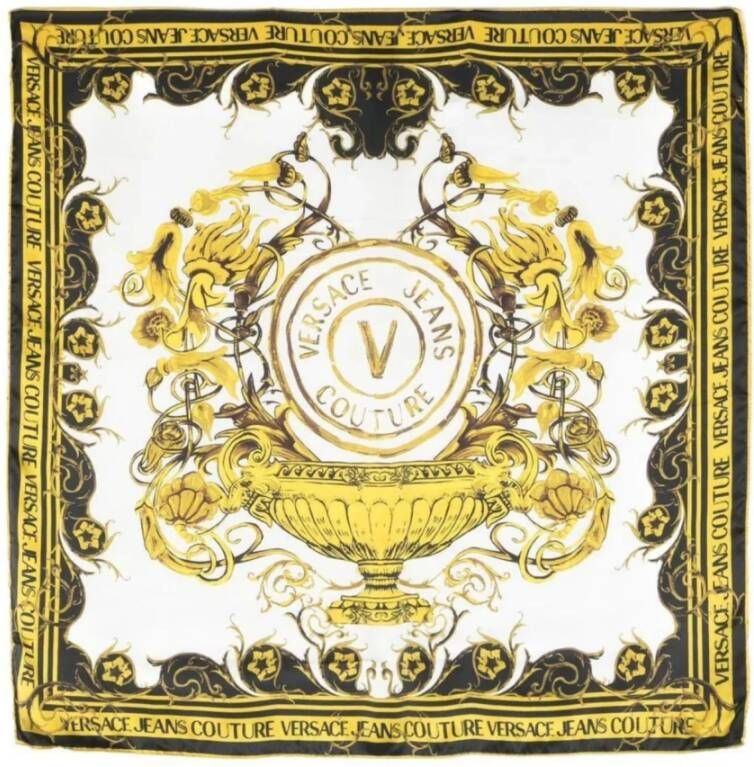 Versace Jeans Couture Silky Scarves Wit Dames