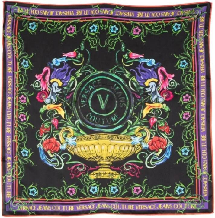 Versace Jeans Couture Silky Scarves Zwart Dames