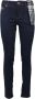 Versace Jeans Couture Geborduurd gewassen stretch dim jeans Blauw Dames - Thumbnail 2