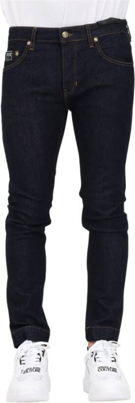 Versace Jeans Couture Skinny Jeans Blauw Heren