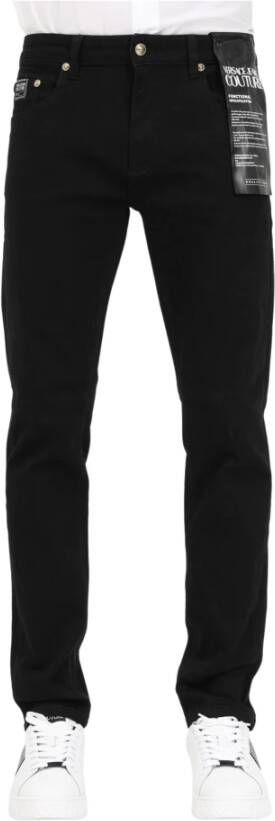 Versace Jeans Couture Zwarte 5-Pocket Broek Black Heren