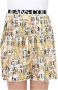 Versace Jeans Couture Witte Twill Rok Polyester Samenstelling Multicolor Dames - Thumbnail 3