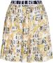 Versace Jeans Couture Witte Twill Rok Polyester Samenstelling Multicolor Dames - Thumbnail 5
