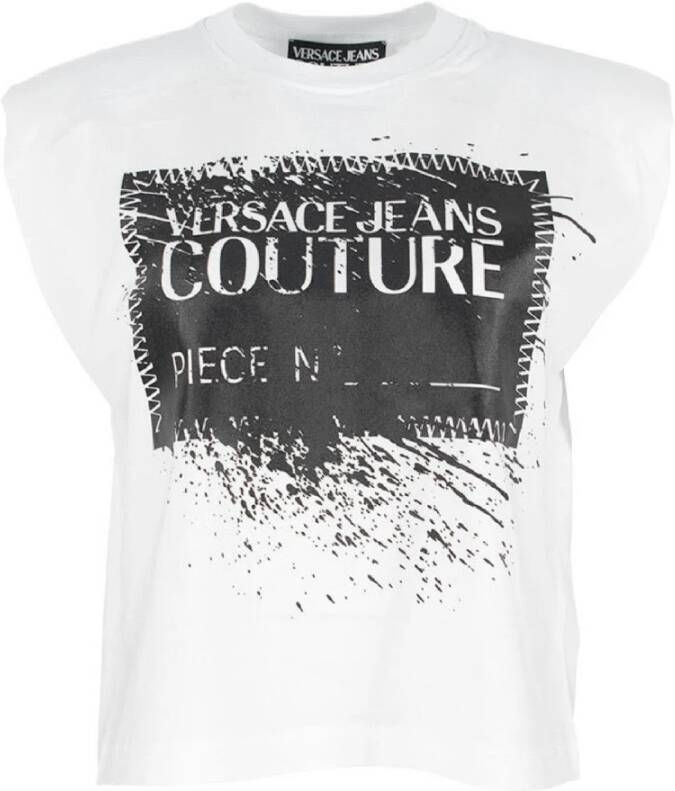 Versace Jeans Couture Sleeveless Tops Wit Dames