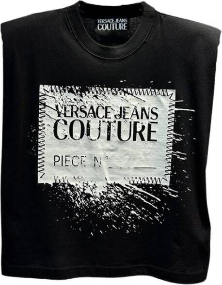 Versace Jeans Couture Sleeveless Tops Zwart Dames