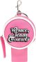 Versace Jeans Couture Roze Logo Lettering Sleutelhanger Pink Dames - Thumbnail 1