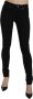 Versace Jeans Couture Jeans katoenen stretch slanke denim Black Dames - Thumbnail 3