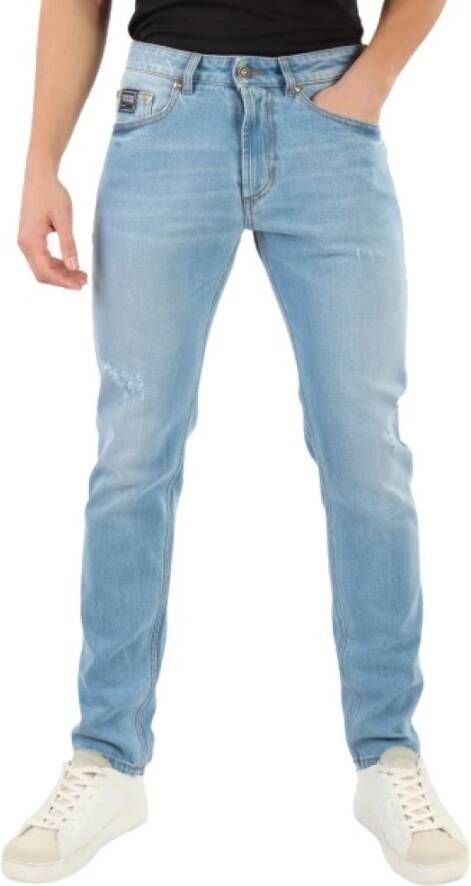 Versace Jeans Couture Slim-fit Jeans Blauw Heren