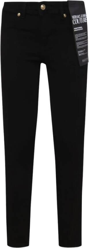 Versace Jeans Couture Elastische skinny jeans Zwart Dames