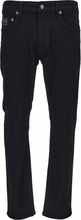 Versace Jeans Couture Slim-fit Jeans met D STR BLK Amet Design Black Heren