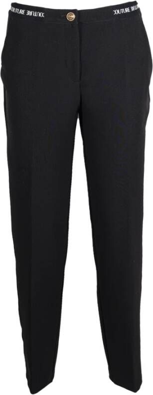 Versace Jeans Couture Slim-fit Trousers Zwart Dames