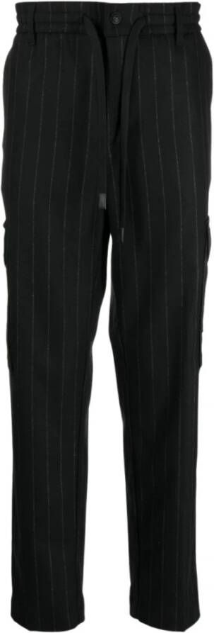 Versace Jeans Couture Slim-fit Trousers Zwart Heren
