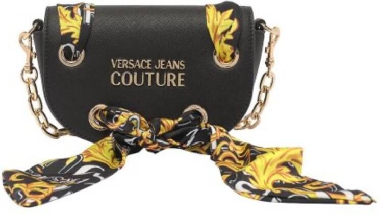 Versace Jeans Couture Stijlvolle Couture Tas Zwart Dames