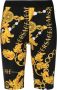 Versace Jeans Couture Stijlvolle zwarte lange shorts voor vrouwen Black Dames - Thumbnail 1