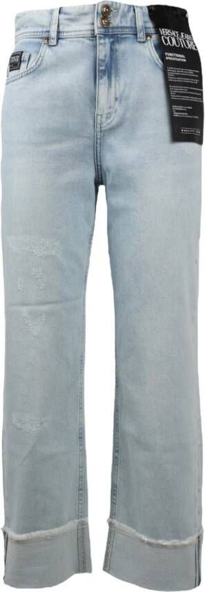 Versace Jeans Couture Straight Jeans Blauw Dames